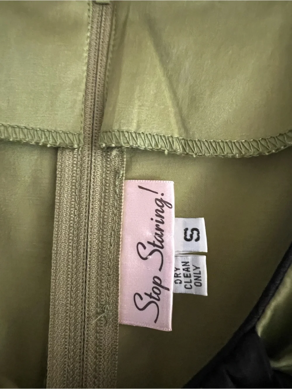 Stop Staring Green Timeless Satin Bow Dress - Picture 6 of 13